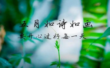 5月份讲话稿7篇