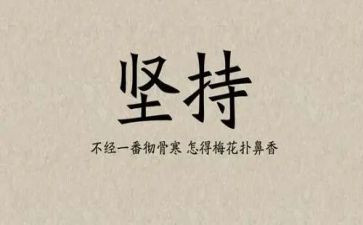 坚持演讲稿800字8篇