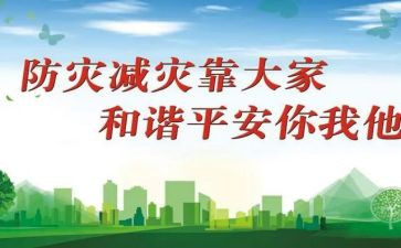 开展防灾减灾宣传活动总结5篇