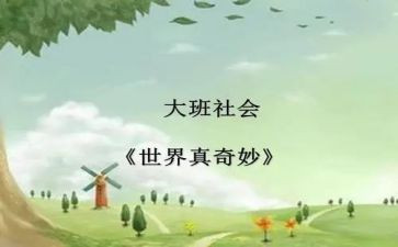 奇妙的梦幼儿园教案5篇