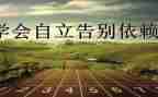 自立好少年事迹材料5篇